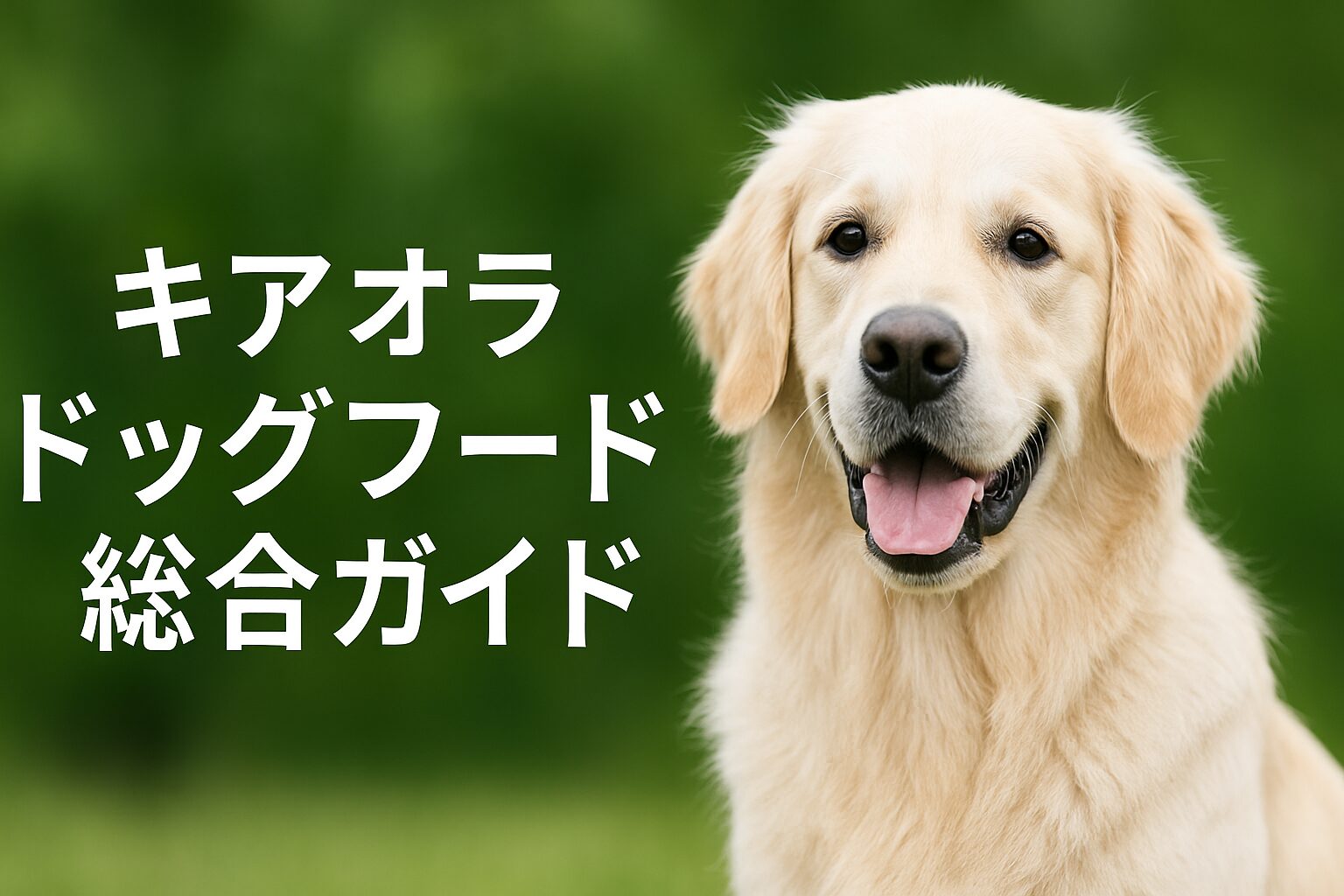 キアオラドッグフード総合ガイド