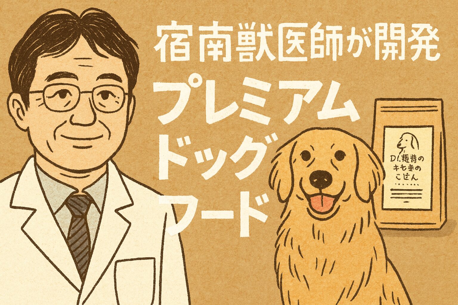 宿南獣医師が開発｜プレミアムドッグフード
