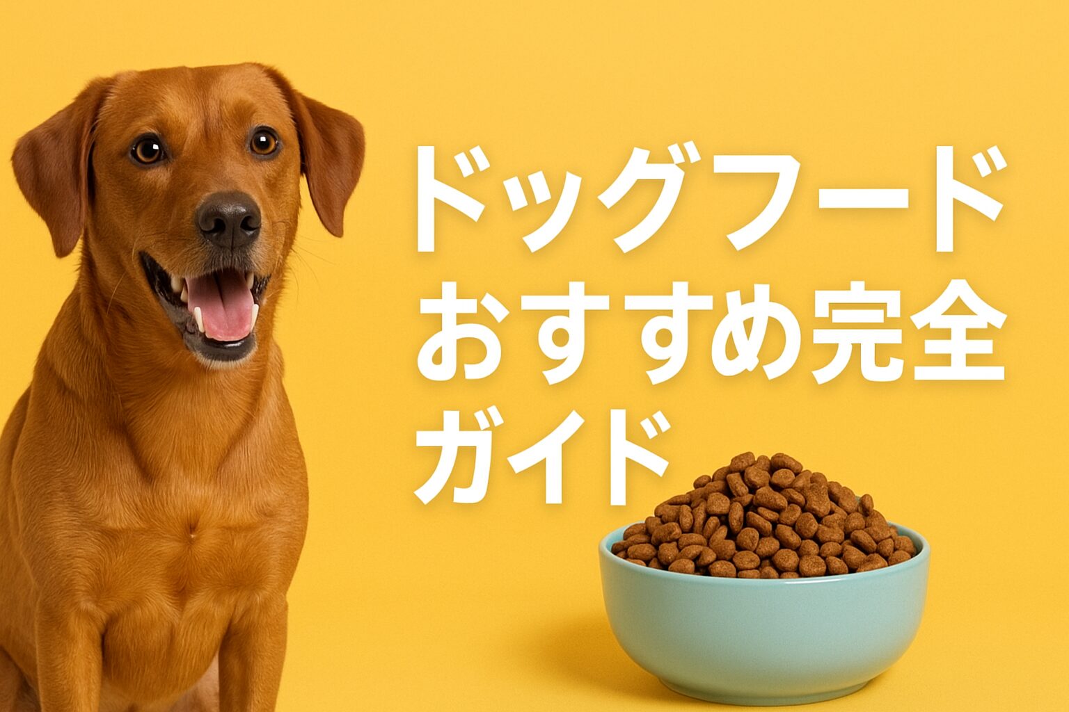 ドッグフードおすすめ完全ガイド