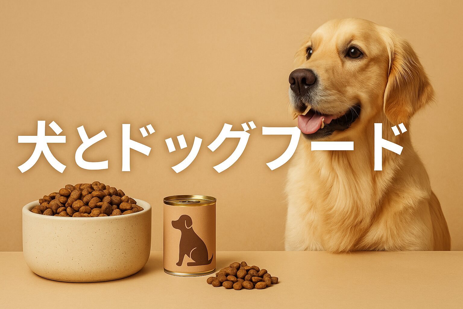犬とドッグフード