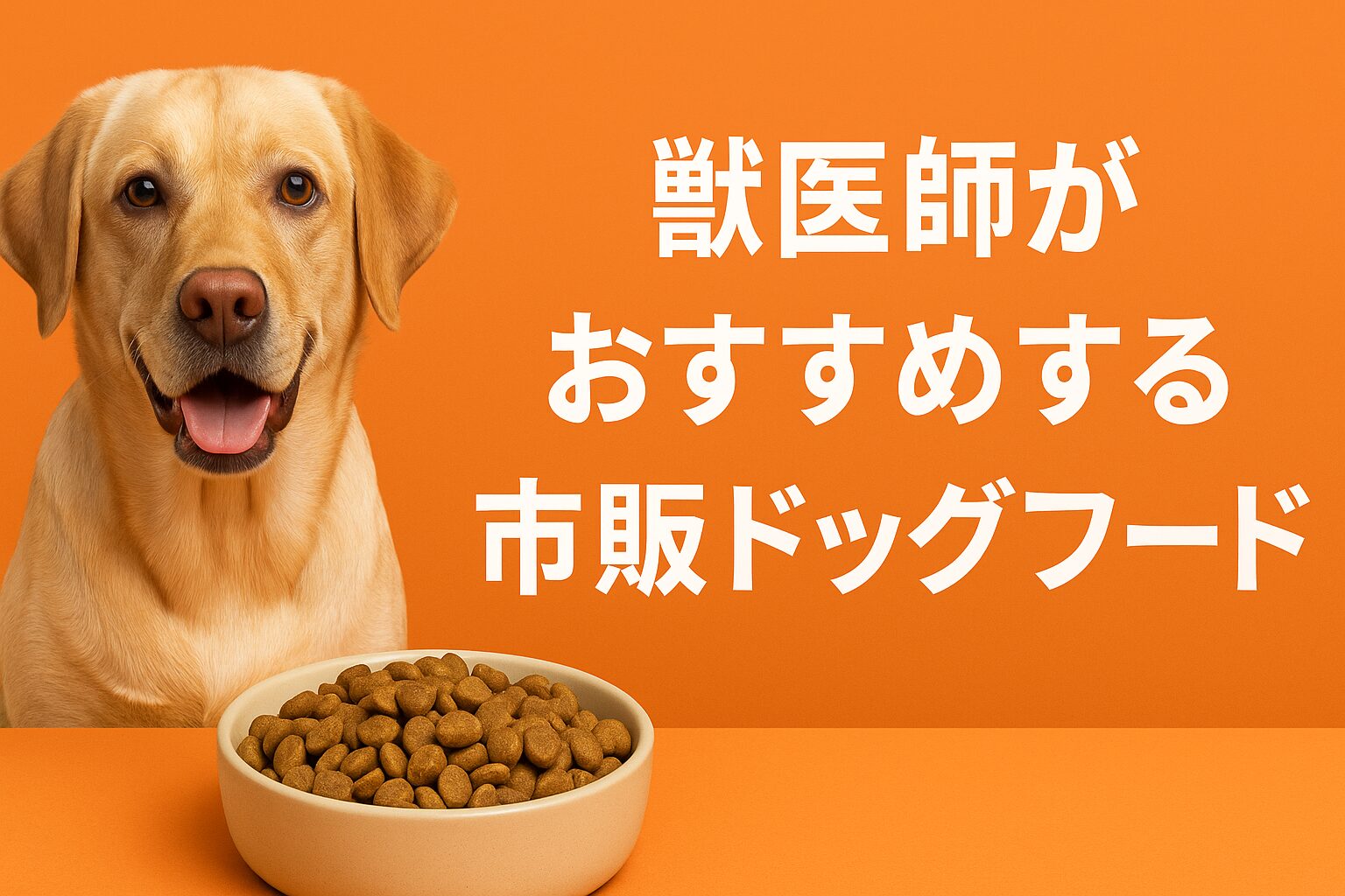 獣医師がおすすめする市販ドッグフード