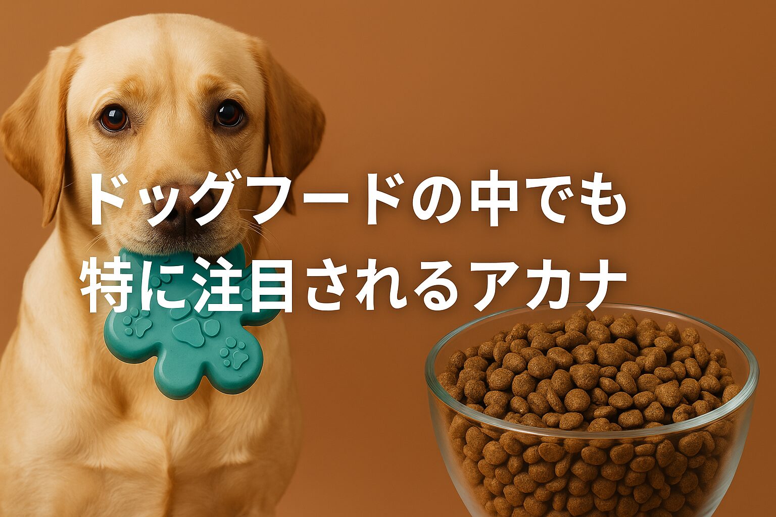 ドッグフードの中でも特に注目されるアカナ