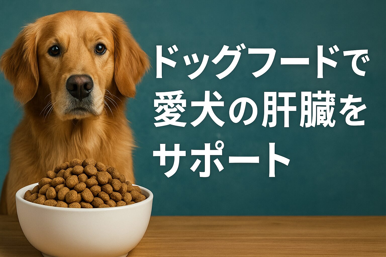 ドッグフードで愛犬の肝臓をサポート