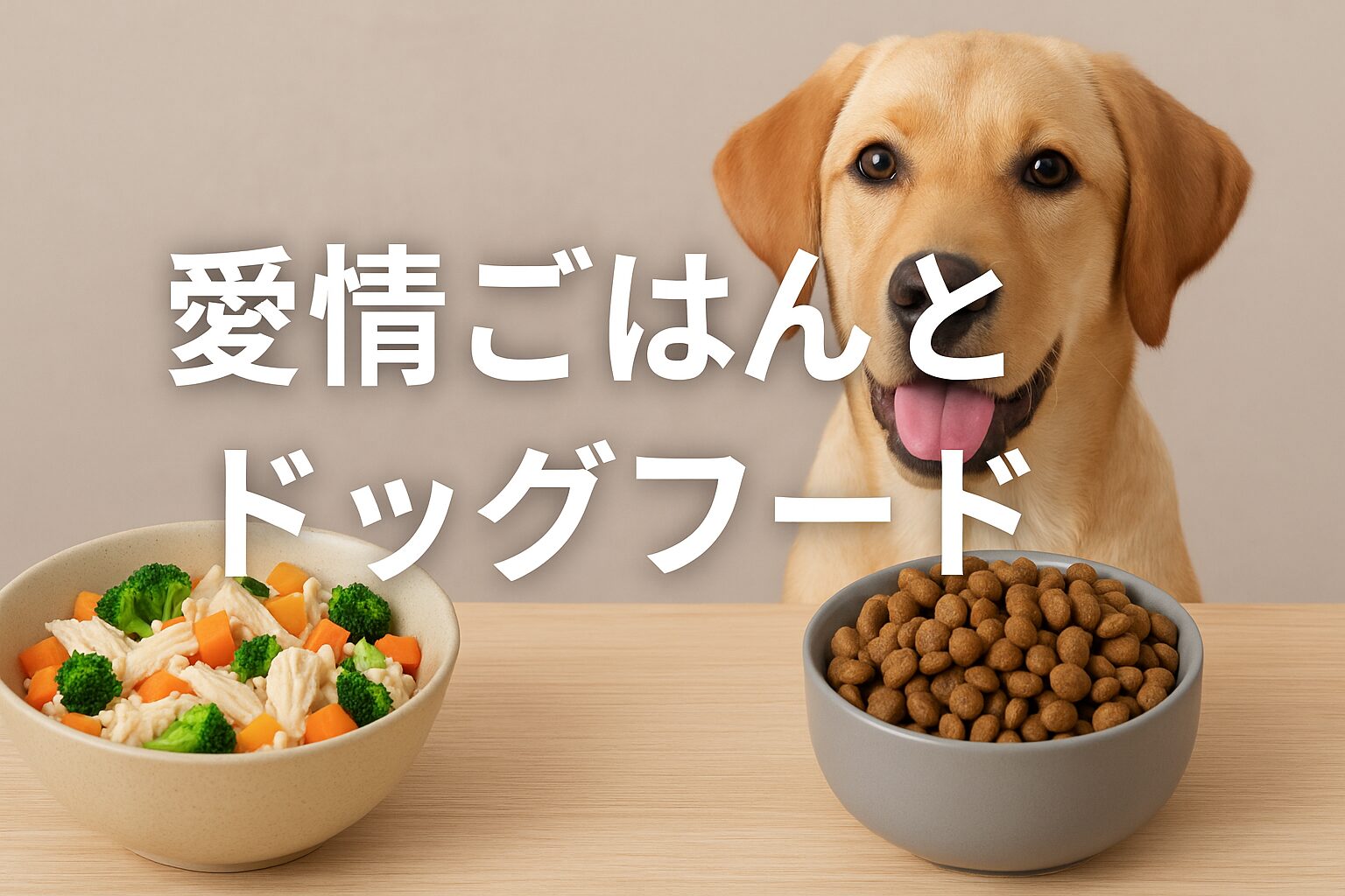 愛情ごはんとドッグフード