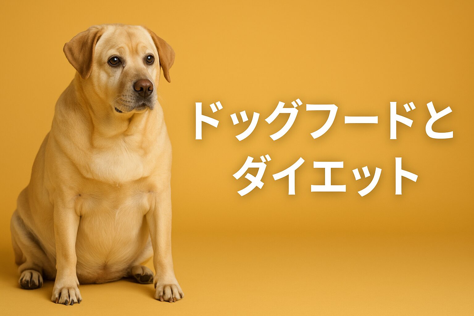 ドッグフードとダイエット