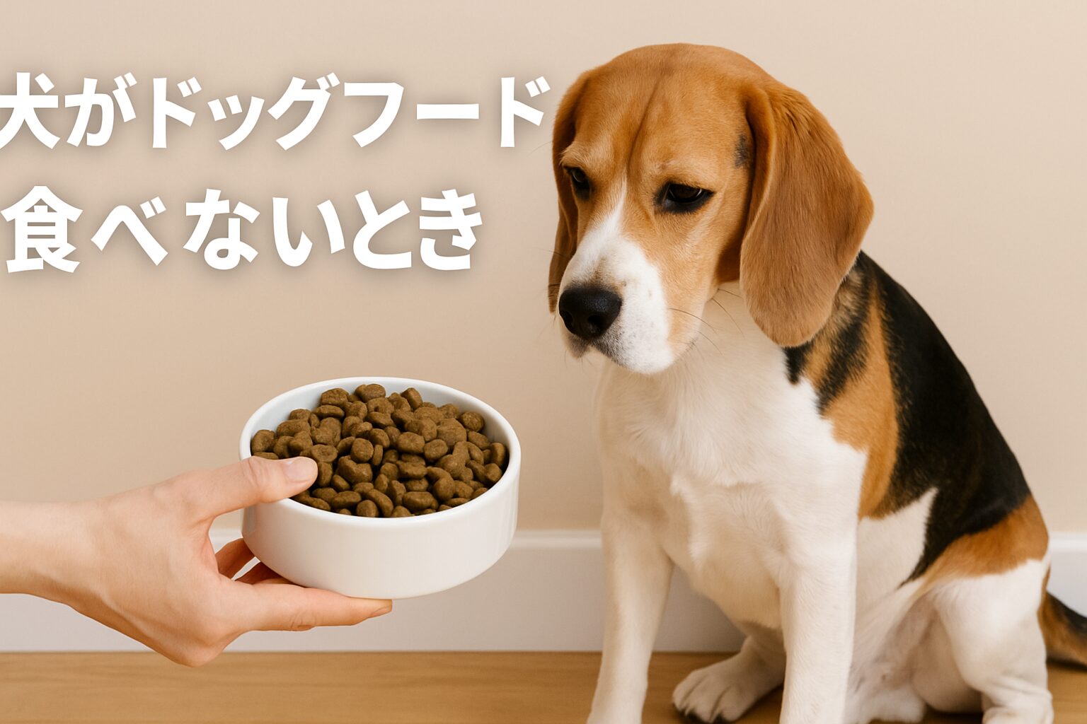 犬がドッグフード食べないとき