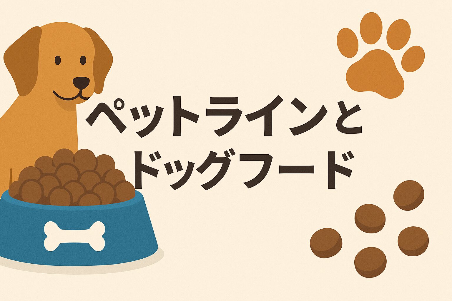 ペットラインとドッグフード