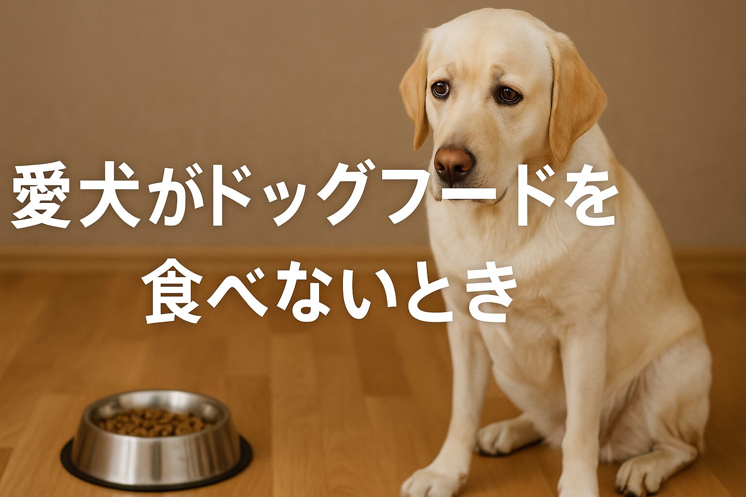 愛犬がドッグフードを食べないとき