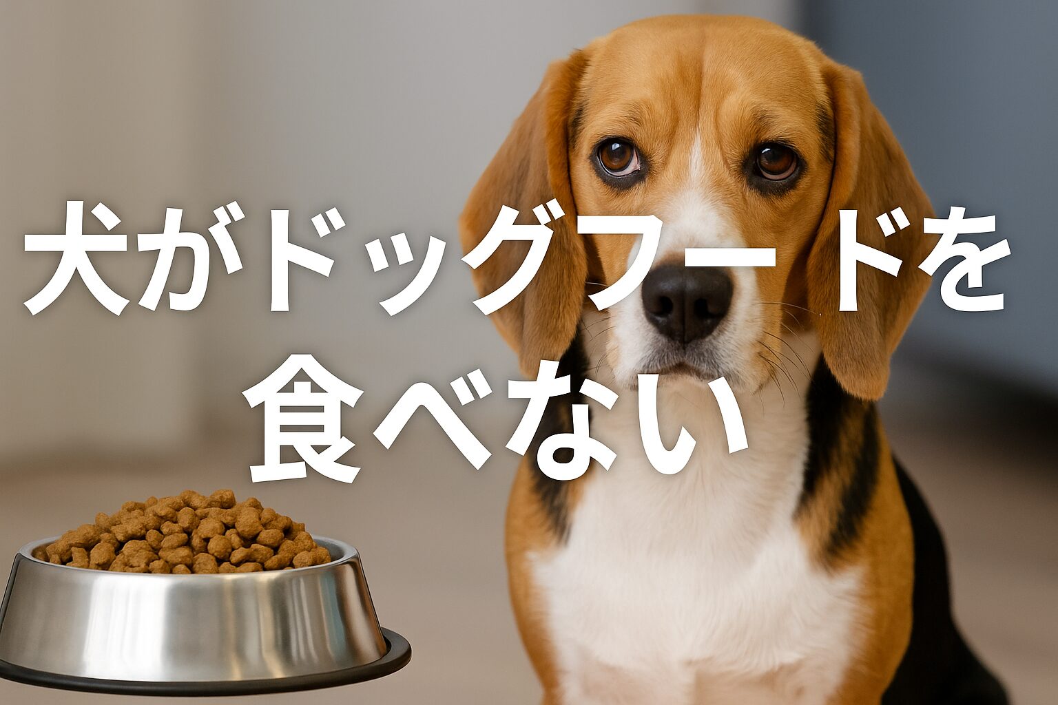 犬がドッグフードを食べない